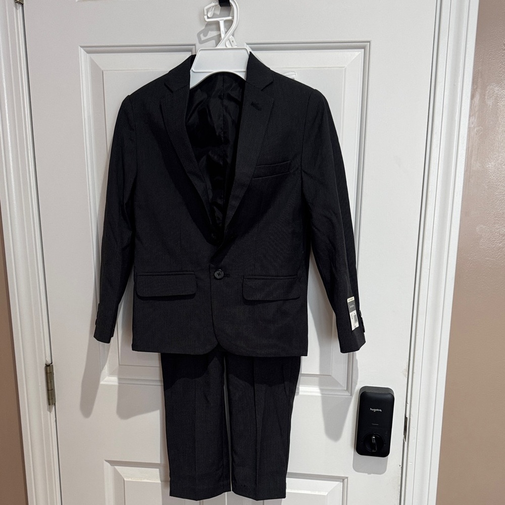 Van Heusen Black Kids Formal Suit
